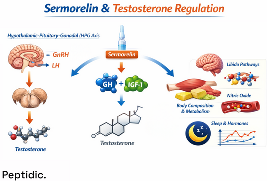 Does Sermorelin Influence Testosterone Activity and Libido Signaling Within the HPG Network?