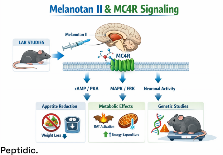 How Do Laboratory Models Use Melanotan II to Study MC4R-Regulated Energy Homeostasis?