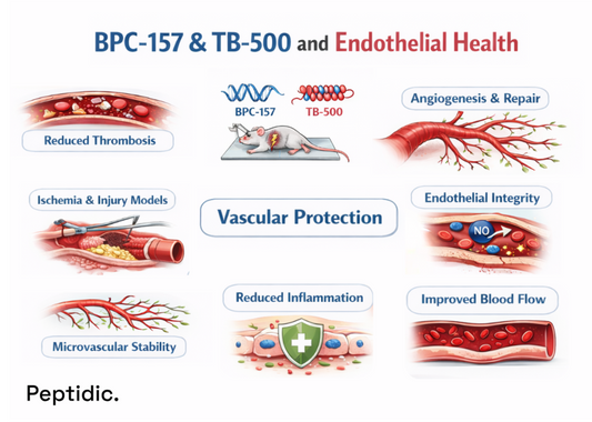 Vascular Endothelial Modulation of BPC-157 and TB-500 in Structured Animal Models