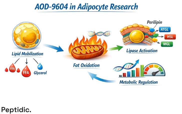 Why Do Researchers Employ AOD-9604 in Adipocyte Lipid Droplet and Triglyceride Metabolism Models?