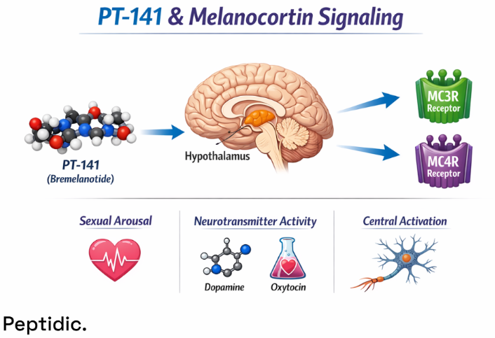 How Does PT-141 Influence Melanocortin Signaling in Neuroendocrine Sexual Disorders?