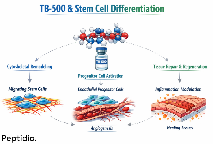 How Does TB-500 Regulate Stem Cell Differentiation in Regenerative Research?