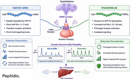 How Does Tesamorelin Regulate Endocrine Function Compared With Native GHRH?