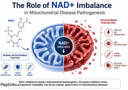 What is the Role of NAD+ Imbalance in Mitochondrial Disease Pathogenesis?